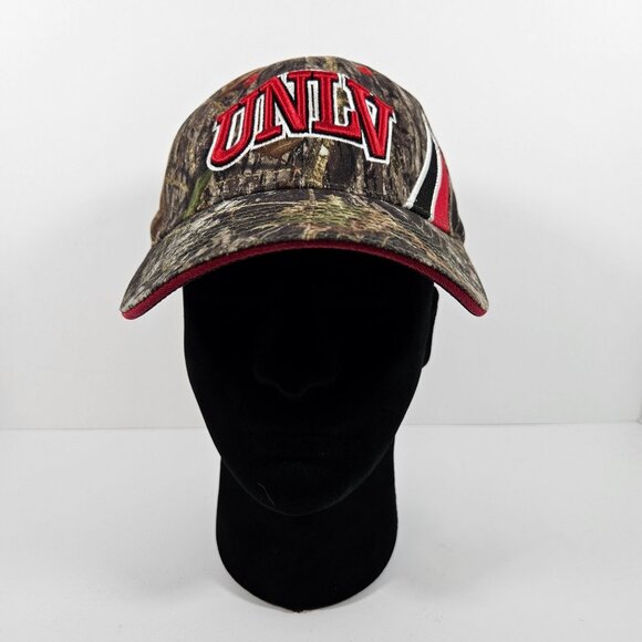 UNLV Camouflage Baseball Cap Embroidered Logo Hey Reb NCAA Adjustable Hat - Picture 8 of 13